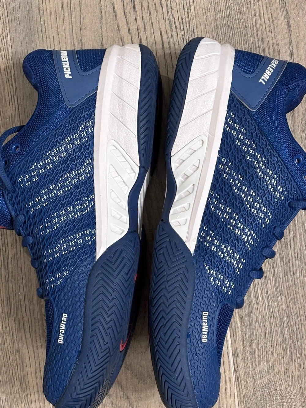 K-Swiss Express Light (Dark Blue/White/Bittersweet Men’s Pickleball Shoes size 8
